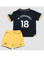 West Ham United Mateus Fernandes #18 Tredjedraktsett Barn 2025-26 Korte ermer (+ bukser)